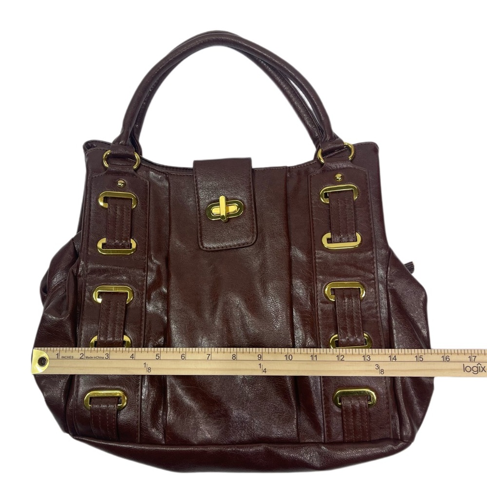 Braciano Brown Leather Purse - Picture 5 of 8